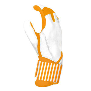 ถุงมือเบสบอลหนังพรีเมียมแบบเต็มนิ้วสำหรับมือขวา ระบายอากาศได้ดี ระดับมืออาชีพ รับทำโลโก้ตามสั่ง ขายดี ผลิตตามสั่ง - Product Image 3