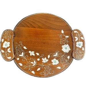 Plateau en bois arabe de luxe de nouvelle conception 2026 avec incrustation de nacre, mosaïque pour l'affichage de chocolat et de dattes en provenance d'Inde - Product Image 4