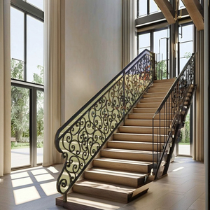 Barandillas de Hierro Modernas y Diseños Forjados a Mano, Barandillas Interiores Personalizadas, Balaustres de Hierro Negro y Soluciones Decorativas para Escaleras - Product Image 3