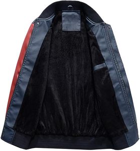 Chaqueta Varsity Unisex de Mezcla de Lana, Negra con Mangas Blancas, Estampado de la Letra R, Cuello Alto, Cierre de Cremallera Transpirable, Ropa Casual de Invierno - Product Image 2