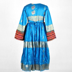 Vintage ethnique Kuchi robes Afghan/Pakistan traditionnel fête porter dentelle paillettes décoration multicolore traditionnel Kuchi robe - Product Image 2