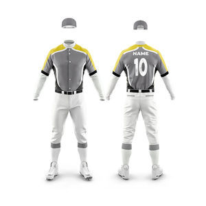 Camiseta de Béisbol a Rayas Estampada 100% Poliéster, Uniforme de Béisbol Personalizado en Color, Uniforme Personalizado con Logotipo para Hombre - Product Image 2