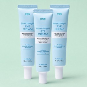 Crème pour les yeux coréenne K-Beauty Prreti Baiom Collagen EyeCream 30ml Fabriquée en Corée Unisexe anti-rides - Product Image 1