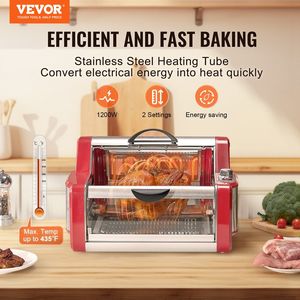 Forno Elettrico da Banco in Acciaio Inossidabile con Girarrosto per Pollo, Macchina per Grigliare Shawarma e Gyro - Product Image 2