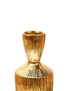 Florero Decorativo Moderno de Metal para Flores Artificiales, Arreglos de Flores Secas y Decoración Floral Elegante - Product Image 3