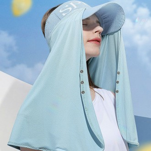 Sombrero de protección UV para cuello y hombros con visera ancha para Golf, montañismo, pesca, Camping, velo al aire libre - Product Image 1