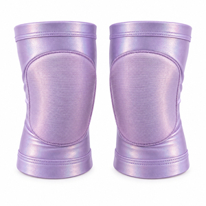 Genouillères de volley-ball souples et flexibles en polyester/nylon, genouillères de yoga épaisses en mousse, genouillères de protection pour filles avec éponge - Product Image 3