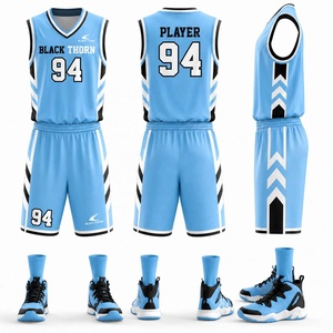 Camisetas de Baloncesto Personalizadas para Hombre, de Alta Calidad, con Bordado, Malla Transpirable en la Parte Delantera, Uniformes con Impresión por Sublimación - Product Image 5