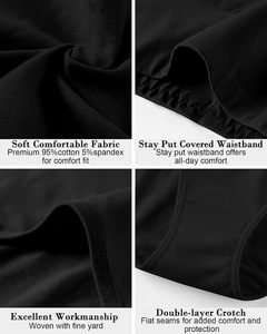 Custom Women's Solid Everyday Cotton Spandex Seamless High-Waist Breathable Eco-Friendly Quick Dry <b>Stretch</b> Bow <b>Machine</b>-Washable - Product Image 6