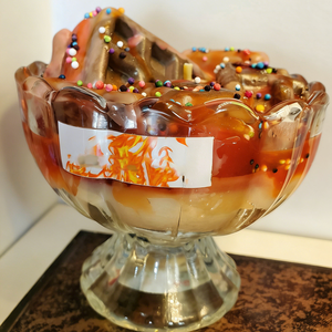 Vela de Postre Artesanal con Forma de Helado de Mango y Arroz Glutinoso, con Cera Aromática Incorporada, Marca Privada - Product Image 3