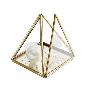 Premium Metal Jewelry <b>Box</b> Storage Organizer for Rings <b>Earrings</b> Necklace Accessories Home Use - Product Image 3