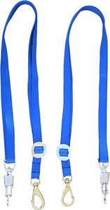 Nylon Cross Ties Set of 2 Cross Ties Cross Ties for Horses Quick Release Cross Ties Nylon Lanyard <b>Adjustable</b> <b>Strap</b> Metal Snap - Product Image 2
