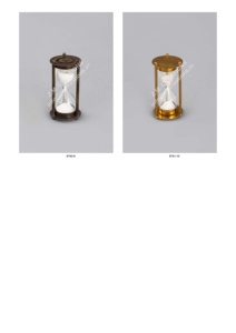 מודרני חדש מקורה דקורטיבי מתכת זכוכית שעון חול חול טיימר קישוט מלון משרד ובית - Product Image 6