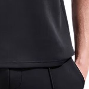 Camiseta de Cuello Redondo para Hombre con Logotipo Personalizado al por Mayor, Camiseta Deportiva Informal Negra de Manga Corta de Algodón - Product Image 5