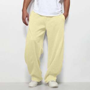 Pantalon de survêtement ample pour homme avec taille élastique et cordon de serrage, jambe large, poches, style streetwear, fabrication OEM, vente en gros - Product Image 3