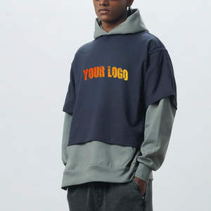 <b>Men</b>’s Premium Double Layer <b>Hoodie</b> with Custom Logo | Clean Design Heavyweight Fleece | OEM Streetwear Sweatshirt - Product Image 3