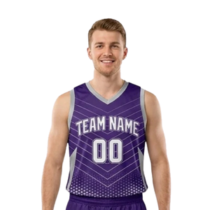 Conjunto de camiseta y pantalones cortos sin mangas con gráfico Chevron para equipo de baloncesto masculino, estampado lateral con rayo, nombres y números de jugador personalizados 100% - Product Image 3