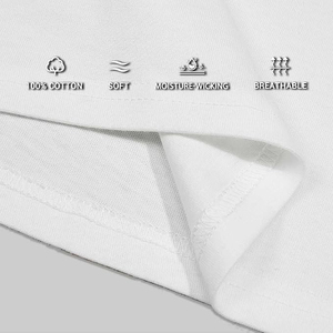 Men's White T-<b>Shirt</b> With American Flag Print Short Sleeve O-Neck Casual Regular Fit 100% Cotton Jersey Knitted - Product Image 3