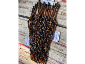 Tasbih/Misbaha de 99 cuentas de cuerno de búfalo redondo pulido, rústico, islámico, moderno, ecológico, religioso de ILAHI, Uttar Pradesh - Product Image 5