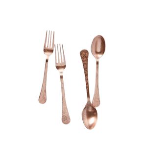 Wholesale Copper Rose <b>Gold</b> <b>Spoon</b> Set Modern Tableware Kitchen Cutlery Dinnerware Coffee Tea <b>Spoon</b> - Product Image 2