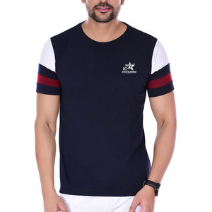 T-shirts décontractés pour hommes en toile unie, coupe classique, 100 % coton, séchage rapide, respirants, écologiques, teinture unie, nouveau design estival - Product Image 1