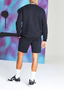 ชุดเสื้อยืดและกางเกงขาสั้นพิมพ์ลายตามสั่งสำหรับผู้ชาย ผ้าหนา 280gsm ชุดกีฬาแขนสั้นผ้าฝ้าย 100% กางเกงขาสั้นทรงโอเวอร์ไซส์ ชุดสองชิ้น - Product Image 3