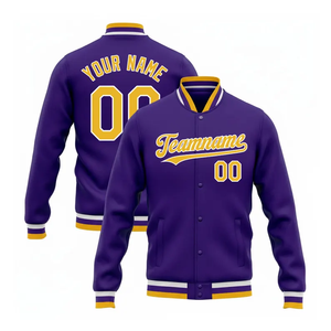 Custom Black Varsity Jacket Baseball Letterman Clothes Manufacture Button Mens Winter Jackets - Product Image 5