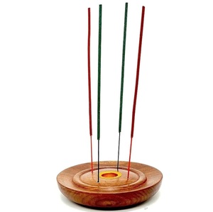 Elegante Porta Incienso de Madera Hecho a Mano en India, Diseño Clásico, Calidad Premium, para Meditación, Vida sin Estrés, Religioso - Product Image 1