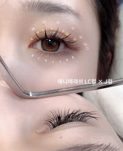 ขนตาปลอมอนิเมะแบบหนาพิเศษสีดำ0.07มม. ทำด้วยมือถาดยาวแบบผสมขนตาปลอม - Product Image 4