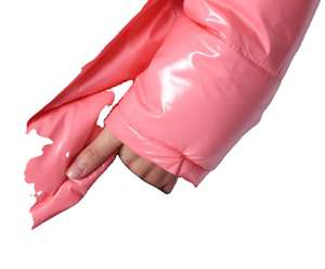 Parka acolchada rosa brillante, impermeable, ecológica, transpirable, con capucha, para mujer, para invierno, chaquetas acolchadas para hombre - Product Image 5