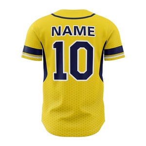 เสื้อเบสบอลคุณภาพดีรุ่นใหม่ปี 2026 สำหรับผู้ชาย พร้อมบริการพิมพ์โลโก้ด้วยเทคนิคซับลิเมชั่นที่ดีที่สุดสำหรับเสื้อเบสบอล - Product Image 5