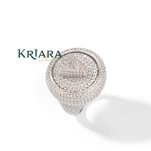 Anillo de Diamantes, Corte Brillante Redondo, Cultivado en Laboratorio, Plata 925, Oro Blanco, Lujoso, Unisex, Anillo de Compromiso - Product Image 3
