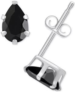 Orecchini a lonice pera solitario a sei punte in oro 14k | Macis's - Product Image 1