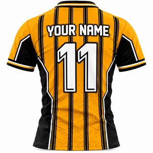 Uniformes de Fútbol Sublimados Completos, Camisetas de Fútbol Personalizadas con Nombres, Números y Logotipos de Jugadores, y Pantalones Cortos a Juego - Product Image 3