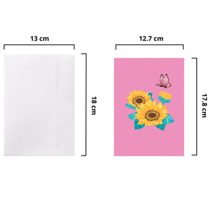 Tarjeta 3D Pop-Up Personalizada con Mariposa sobre Flor, Fabricante Vietnamita, Tarjeta de Felicitación 3D Hecha a Mano, Papelería de Lujo Hecha a Mano, Tarjeta 3D - Product Image 2