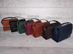 <b>Leather</b> Crossbody <b>Bag</b> Women <b>Small</b> <b>Leather</b> Purse Shoulder <b>Bag</b> Personalized Gift for Women <b>Leather</b> Handbag Everyday Purse - Product Image 3