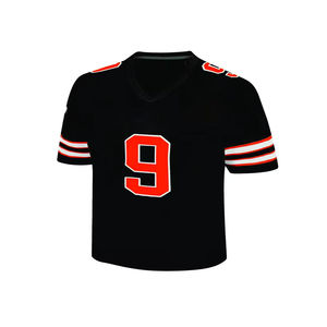 Venta al Por Mayor de Camisetas de Fútbol Personalizadas 100% Poliéster para Deportes de Invierno, Secado Rápido, Transpirables, con Logotipo Sublimado, Servicio OEM - Product Image 2