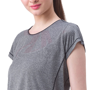 T-shirt en coton uni pour femme, coupe classique, tissu respirant et doux, décontracté, à porter au quotidien, look simple et basique, tendance estivale - Product Image 2