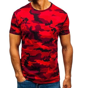 Custom Manufacturer Vintage <b>Mock</b> <b>Neck</b> 100% Cotton Digital Printed T-shirts Hunting Men Realtree Bottomland Hiking Camo T Shirt - Product Image 1