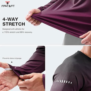 New Arrival Men's Long Sleeve <b>MMA</b> <b>Rash</b> <b>Guards</b> Breathable Anti-Bacterial Quick Dry Compression Wholesale Sublimation Printing - Product Image 5