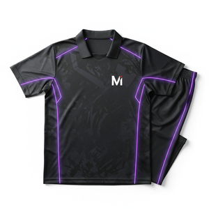 Top Grade Sublimated Cricket Jersey Custom Logo Team Cricket Uniform Set Quick Dry Professional Cricket Wear Full Set - Product Image 1