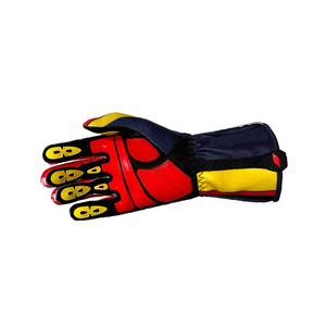 Best Manufacturing Design Leather Kart Racing Gloves Breathable Fabric with Touch Screen Function Good Quality Wholesale Prices - Product Image 5