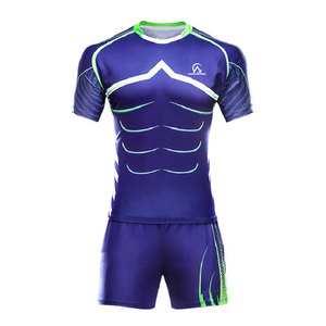 Uniforme de Rugby de Alta Calidad para Equipos con Tela Elástica Resistente Diseñada para Comodidad y Rendimiento en el Campo - Product Image 1