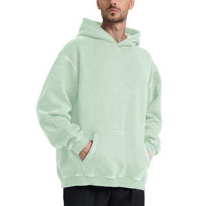 Sweat-shirt décontracté en coton premium, effet délavé, personnalisable, idéal pour l'impression de logo. - Product Image 2