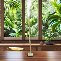 Diffuseur d'herbes aromatiques de 9 pouces Bâtonnets d'encens Palo Santo Smudge avec supports botaniques en bambou Fournitures d'aromathérapie