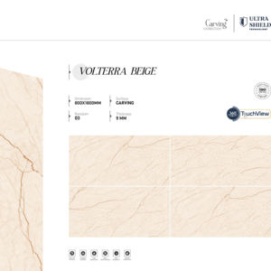 กระเบื้องพอร์ซเลนแกะสลักลายแผ่นใหญ่ ความแข็งแรงสูง ขนาด 800x1600 1200x1800 750x1500 มม. กระเบื้องปูพื้นและผนังคุณภาพพรีเมียมสำหรับงานโครงการ - Product Image 1