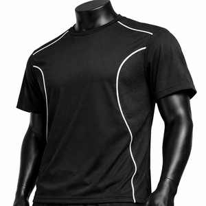 T-shirt de sport respirant à manches courtes pour homme avec logo personnalisé – Vêtement de sport élégant pour le sport et la mode décontractée (Adultes) - Product Image 3