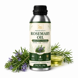 Huile Essentielle de Romarin 100% Pure en Gros pour la Croissance Capillaire et le Contrôle de la Chute des Cheveux – Huile de Romarin Premium pour Hommes et Femmes - Product Image 1