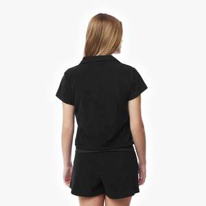 Polo de Mujer, Corte Ajustado, Liso, Cuello Camisero, Estilo Golf, Transpirable, Manga Corta - Product Image 3