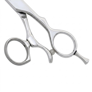 Ciseaux de coiffure professionnels ergonomiques en acier inoxydable, ciseaux de barbier professionnels pour la coupe de cheveux - Product Image 5